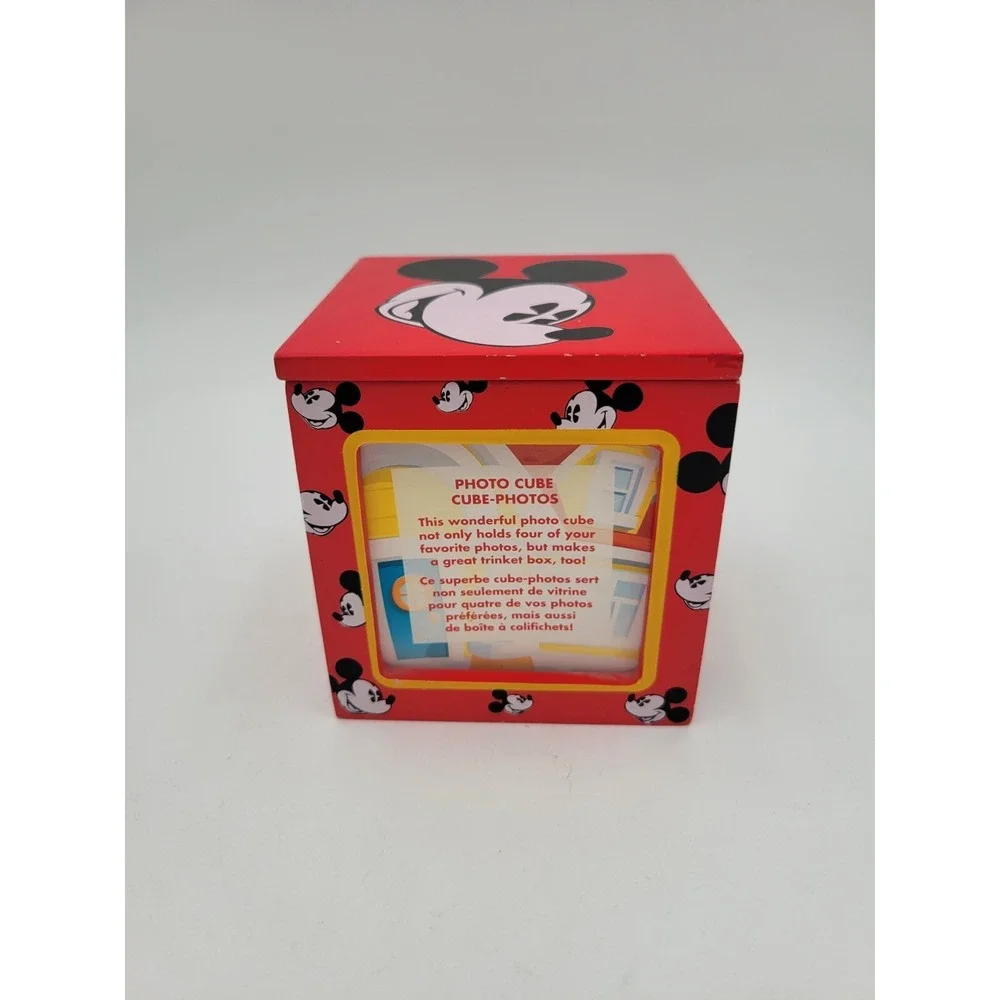 Enesco Disney Home Mickey Mouse Photo Cube and Trinket Storage Box